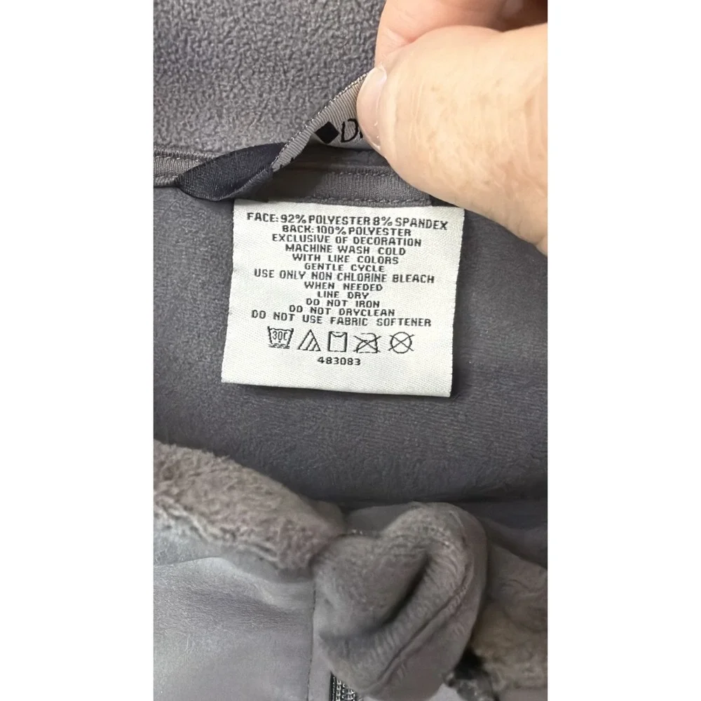 Black Diamond Vest Men's XXL Gray Softshell Fleece Lined Full Zip Outdoor Hiking